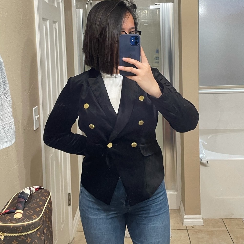 Chico’s Velvet Blazer